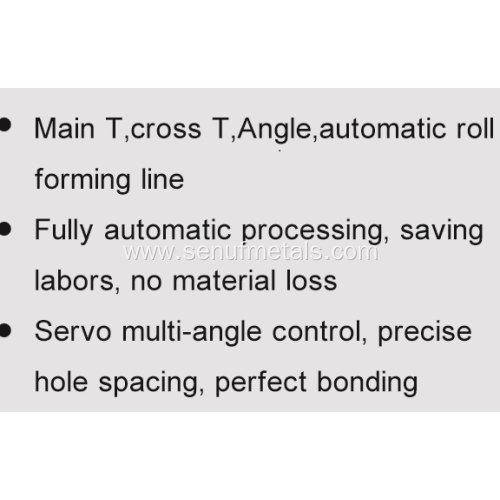 Automatic T celling production machine line